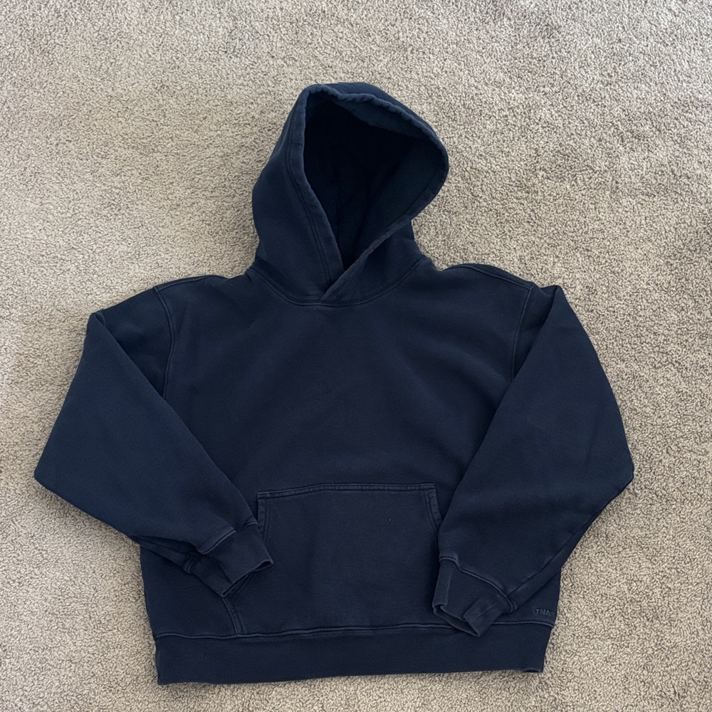 Aritzia TNA navy blue sweatshirt